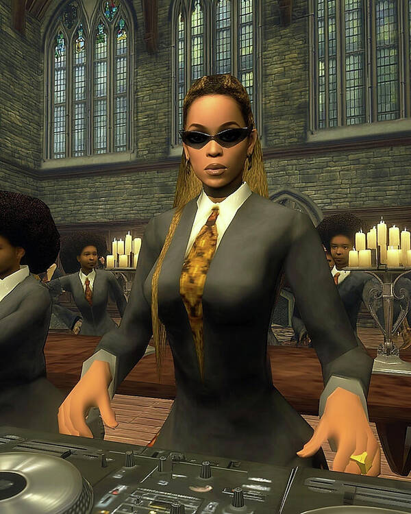 Beyoncé, Professor of Magic and Melodies 1 - Art Print