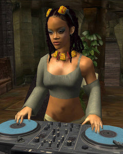 Rihanna Is DJing At Your Party 1 - Art Print