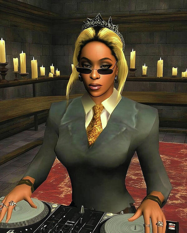 Beyoncé, Professor of Magic and Melodies 2 - Art Print