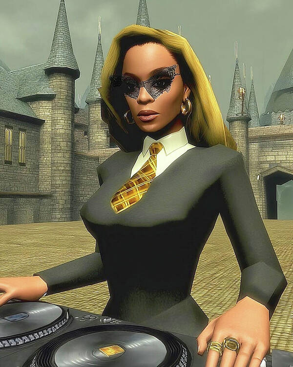 Beyoncé, Professor of Magic and Melodies 3 - Art Print