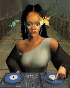 Rihanna Is DJing At Your Party 3 - Art Print