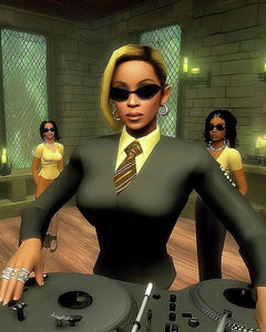 Beyoncé, Professor of Magic and Melodies 4 - Art Print
