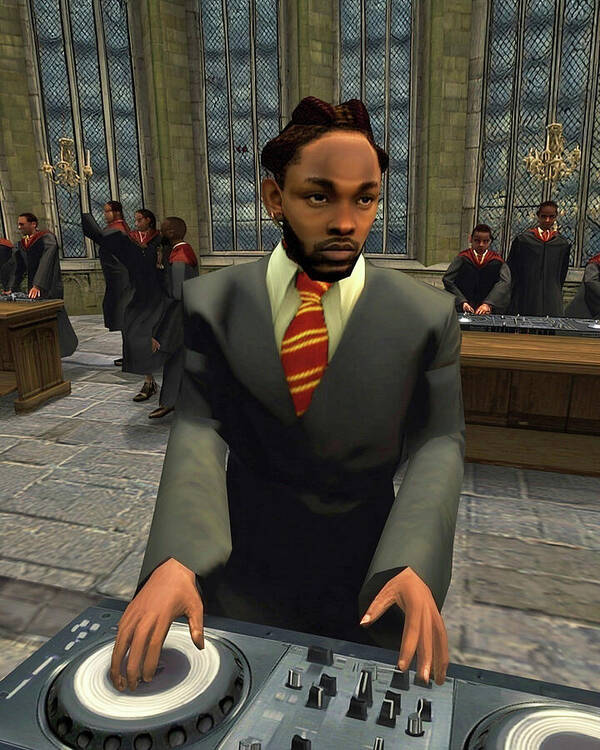 Kendrick Lamar, Hogwarts Professor Of Percussionary Arts - Art Print