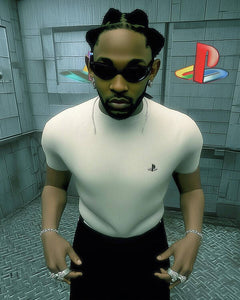Kendrick Lamar In A PlayStation 2 Game 3 - Art Print